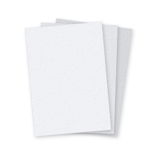 Couverture de reliure cartonnée A4 Couvertures grain cuir blanc 250 g A4 FALCON K - Couvertures cartonnées grain cuir Falcon K blanc A4, illustration
