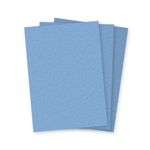 Couverture de reliure cartonnée A4 Couvertures grain cuir bleu clair 250 g A4 FALCON K - Couvertures cartonnées grain cuir Falcon K bleu clair A4, illustration