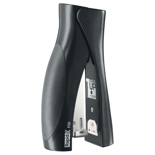 Agrafeuse de bureau verticale 20 feuilles Ultimate StandUp F20 noir titanium