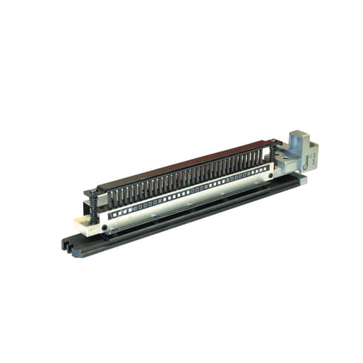 Bloc-outil anneaux métalliques, 34 trous carrés 4 x 4 mm, Pas 3:1, calendrier Pour perforateur RECOsystems Changer Punch 4