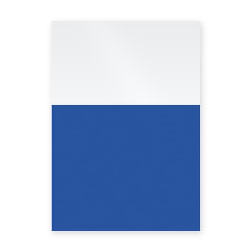 Couverture de reliure dos carré collé A4 Couvertures d'emboîtage dos carton bleu 170 g A4 FALCON K - Couvertures d'emboîtage dos carré collé A4 Falcon K à dos carton bleu et face transparente, illustration