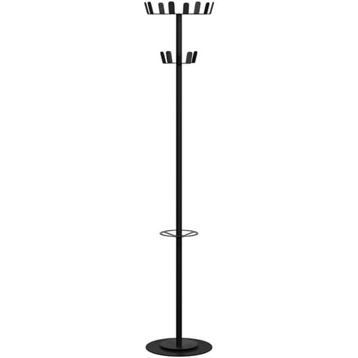 Portemanteau sur pied, 12 crochets COLOR RANGE PAPERFLOW - Portemanteau sur pied PAPERFLOW COLOR RANGE noir, vue d'ensemble